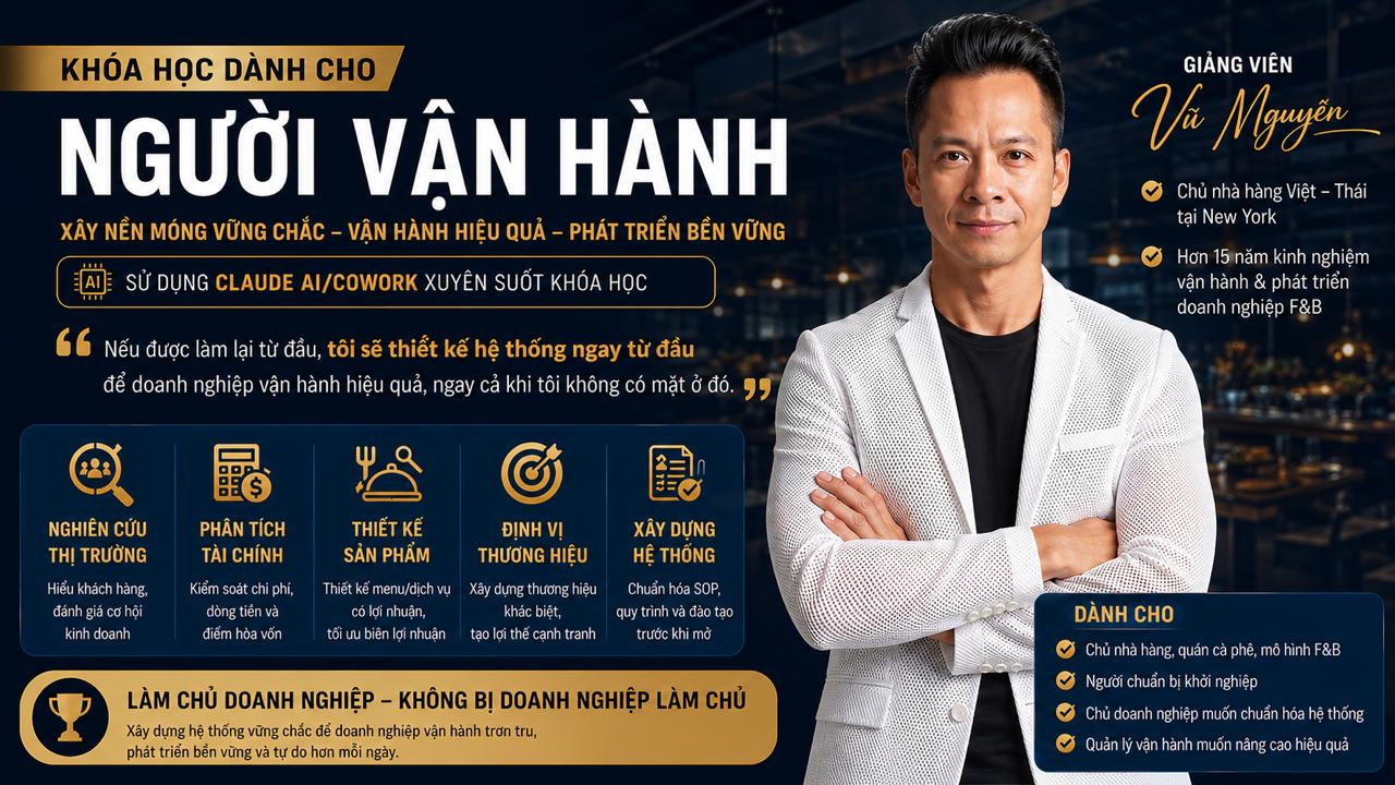 AI Thực Chiến Dành Cho Người Vận Hành